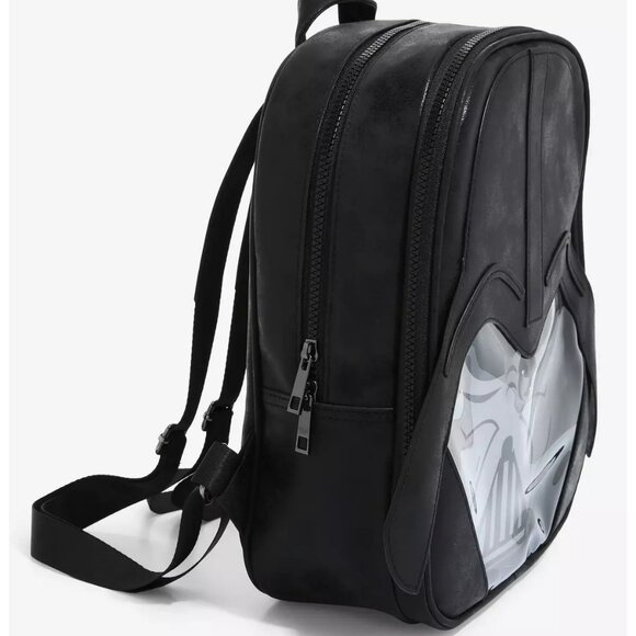 Disney Star Wars X Heroes & Villains Darth Vader Pin Collector Mini Backpack NWT - Picture 2 of 4